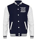 Generisch EIN Bier Bitte! Geht auch alkoholfrei? Geht auch Spielgeld? - College Sweatjacke -S-Oxford Navy-W