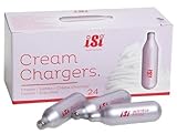 iSi 0084 Sahnekapseln für Sahnespender, Cream Charger, 24 Stück, Recycelbare N2O Sahne Kapseln für iSi Sahnespender, Aus recyclebarem E