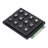 Diyeeni 3x4 12 Taste Matrix Tastatur Keypad für MCU, Phone-Style External Keyboard Modul mit 12 Push B