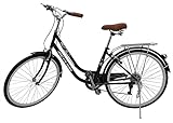 Damen Fahrrad EX-5, 26 Zoll, Leichter Aluminium Rahmen 14,5 kg, Bike, Damenfahrrad Citybik