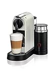 De'Longhi Nespresso Citiz EN267.WAE Kaffemaschine, Hochdruckpumpe und ideale Wärmeregelung mit Aeroccino (Milchaufschäumer), Energiesparfunktion, Hellg