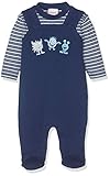 Schnizler Baby-Jungen Set Interlock 2-teilig Kleine Monster Strampler, Blau (Marine 11), 68 (2er Pack)