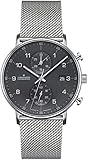 Junghans 041/4877.44 Herren-Uhr Form C Chronograph Quarz mit Edelstahl-B