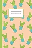 Süßes Kaktus Notizbuch: Kariertes Notizheft A5 als Tagebuch oder Journal verwendbar - Kakteen Design für Gärtner Botaniker Floristen - Dek