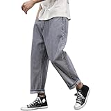 Herren Neun-Punkte-Lange Jeans Trendy Loose Version Bequeme und vielseitige Street Fashion Daily Sports Jeans 44