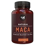 Maca Kapseln hochdosiert - 1000mg Tagesdosis - Maca root aus Peru - 100% natürlich - Vorrat für 3 Monate - 120 vegane Kapseln von B