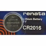 Renata CR2016 3V Lithium Münze Zelle Uhr Batterie DL2016, ECR 2016, BR 2016 (2 X CR 2016)
