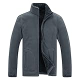 ZDDHOODY Herren Jacke Outdoor Freizeitjacke Army Fracht Jacke Übergangsjacke Cargo Mäntel College Jacke Bomberjacke Baseballjacke Windbreaker Militär Jacke Stehkragen Fliegerjacke Feldjack