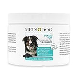 MEDIDOG Dental YUM 300g Zahnpflege Granulat für Hunde effektiv gegen Mundgeruch und Zahnstein Zahnsteinentferner für den Hund und Welp