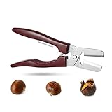 DALIZHAI777 Nusszange Nussknacker Chestnut Clip Peeler Nussknacker Pecan Nussbaum Zange Opener, Nussknacker Chestnut Clip Edelstahl Chestnut Cracker Pecan Nussbaum Zange Nussknack