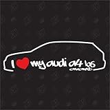 speedwerk-motorwear I Love My A4 B6 Avant - Sticker - Baujahr 2000-2004