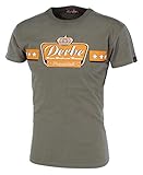 derbe Herren T-Shirt Miezen Macker Moneten grün - L