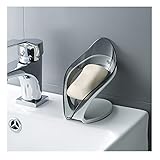 Seifenschale Blattförmige Seifenkasten Seifenschale für Dusche Ablassen Seifenkasten WC WC Kreative Freistöcke Badezimmer Blatt Seifenbox Haushaltssauger Tasse Wäsche Seifenhalter für B