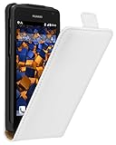 mumbi Echt Leder Flip Case kompatibel mit Huawei Ascend Y530 Hülle Leder Tasche Case Wallet, w