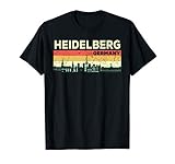 Mein Heidelberg Skyline Deutschland Heimat Stadt Souvenir T-S