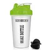 Mix Peitsche Blend & Shake klar Classic farbigen Shaker mit Schraubverschluss Flasche Sport Mixer Smoothie Protein Gewicht Verlust Shakes & Pulver mit Schwarz srirring Ball, 14oz-G