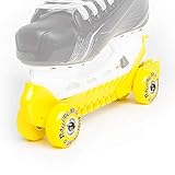 Rollergard RG374-YEL Rollen-Kufenschoner für Eishockey-& Schlittschuhe I Eishockeyschlittschuh-Schutz I Kufenzubehör I One Size, gelb