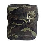 Rammstein Army Cap Outline Logo Camouflage, Offizielles Band M
