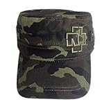 Rammstein Army Cap Outline Logo Camouflage, Offizielles Band M