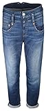 Herrlicher Damen Pitch Mom Denim Powerstretch Jeans, Blue Desire L30, W27/L30