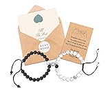 Wilacia Jahrestag Geschenk für Ihn Pärchen Armband Couple Bracelet Romantische Geschenke zum Valentinstag für Sie und Ihn Paar Frauen M