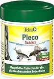Tetra Pleco Tablets – Nährstoffreiches Fischfutter für alle pflanzenfressenden Bodenfische (z.B. Welse), 275 Tab