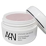 30ml ICE PINK Gel für Nageldesign UV/LED Gelsets Gelnägel Nagelgel Nagelmodellage Babyboomer Gel Camouflage Gel (Camouflage Ice Pink 30ml)
