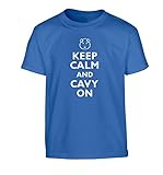 Flox Creative Keep Calm and Cavy on Kinder T-Shirt | Alter 3-4 bis 12-14 Gr. Small 5-6 66 cm/ 71 cm, b