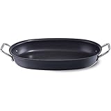 Fissler special fish / Fischpfanne, ovale Servierpfanne, antihaftversiegelt, fettfrei Braten, backofen-geeignet bis 230 Grad , alle Herdarten außer Induktion - 36 x 24 cm, 3,3 L