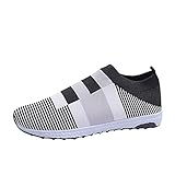 Damen Sneaker Atmungsaktive Turnschuhe Bequem Sportschuhe Slip On Jogging Fitness Schuhe Mesh Sneaker Slip On Canvas Flache Schuhe Elegant Frauen Beiläufige Sp