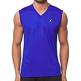 CFLEX Herren Sport Shirt Fitness Muscle-Shirt Sportswear Collection - Royal XL