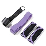 Home gyms Sport Herrenanzüge Widerstand Bands nach Hause Turnhalle Stretching Training Sportmannschaften, tragbare Fitness Zubehör (Color : Purple)