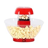 Heißluft-Popcorn-Maker, Verbesserter Ölfreier Popcorn-Popper, Familiengröße Gesund Traditionell Kein Öl Erforderlich Schnell Einfacher Kalorienarmer Snack