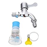 UPKOCH Wasserfilter Wasserhahnfilter 360 Grad Verstellbarer Wasserhahn Verlängerung Filter Booster Wasserfilter Tap Head für Küche Badezimmer Tap (Zufällige Farbe)