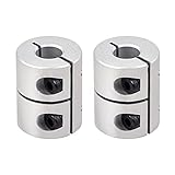 UniTak3D Wellenkupplung 5mm * 8mm(2 Stück) NEMA 17 Gewindespindel Gehäuse Starre Kupplung für Ender 3 V2 Ender 3 PRO CR10 CR10S Serie 3D-Drucker und CNC-M