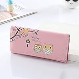 shenlanyu Damen-Geldbörse, süße Eule, Münzgeldbörse, langer Stil, Geldbeutel, Clutch, Damen, Kartenhalter, Geldbörse,