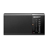 Sony ICF-P36 Tragbar Analog Schwarz Radio - Radios (3,5 mm, Alkali, AA, Tragbar, Analog, AM, FM)