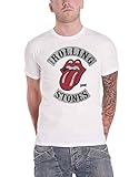 The Rolling Stones T Shirt Tour 1978 Nue offiziell Herren Weiß