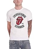 The Rolling Stones T Shirt Tour 1978 Nue offiziell Herren Weiß