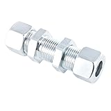Gerade Schottverschraubung Schneidringverschraubung Stahl verzinkt - SV 15 L - für 15 mm R