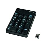 LogiLink ID0120 Kabelloses Keypad Ziffernblock 18 Tasten, Black