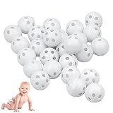 50 Stück Rasselkugeln zum Einnähen in Kuscheltiere Quietscher Rasseln Füllmaterial Spielzeug Squeakers Noisemaker 24MM