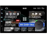 Tristan Auron BT2D7018A Android 10 Autoradio mit Navi + DAB Box I 7' Touchscreen - GPS Bluetooth Freisprecheinrichtung I 32GB OBD 2 USB SD 2 DIN