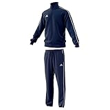 adidas Herren Polyesteranzug Core 18 Dark Blue/White L