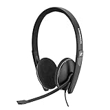 Sennheiser 1000446 PC 8.2 CHAT, kabelgebundenes Headset, Mikrofon (klappbar), hoher Komfort – USB-A-Konnek