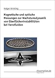 Magnetische und optische Messungen zur Wachstumsdynamik von Oberflächeninstabilitäten bei F