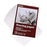 IMAGE 250 Blatt Transparentpapier bedruckbar A4 weißes Skizzenpapier zum Zeichnen Basteln Abp