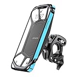 Handyhalterung Fahrrad, 360° drehbar Anti-Shake Handy Halterung Fahrradlenker, Handyhalterung Kompatibel mit 4-7 Zoll Smartphone, Phone 12 Pro Max/11/8, Samsung S21/S10