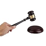 Handmade Wood Auction Hammer Rechtsanwalt Richter Handcrafted Law Court Verkauf Hammer Auktion Verkauf Dekor-SPANIEN