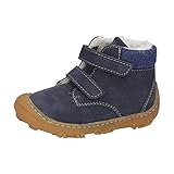 RICOSTA Jungen Boots NICO von Pepino, Weite: Weit (WMS),terracare,Barfuß-Schuh,Lauflernschuhe,Klettverschluss,See (184),24 EU / 7 Child U